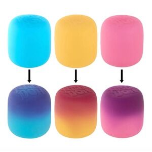 PINK-  Nee Doh Mallo Squishy Stress Fidget Color Changing Marshmallow HTF!